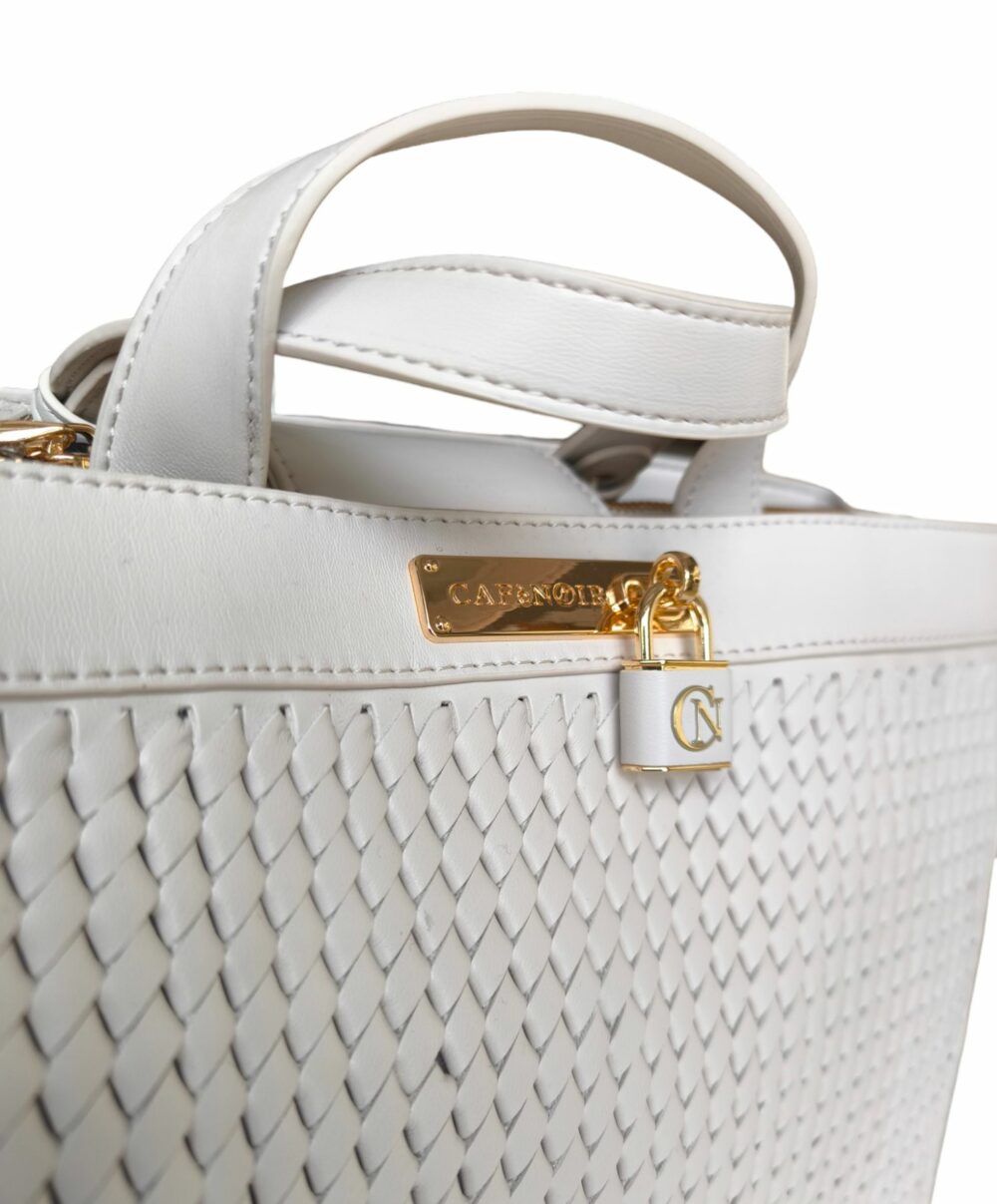 TOTE CON INFILATURA 
E ACCESSORIO - Cafènoir - NB0606 - immagine 2