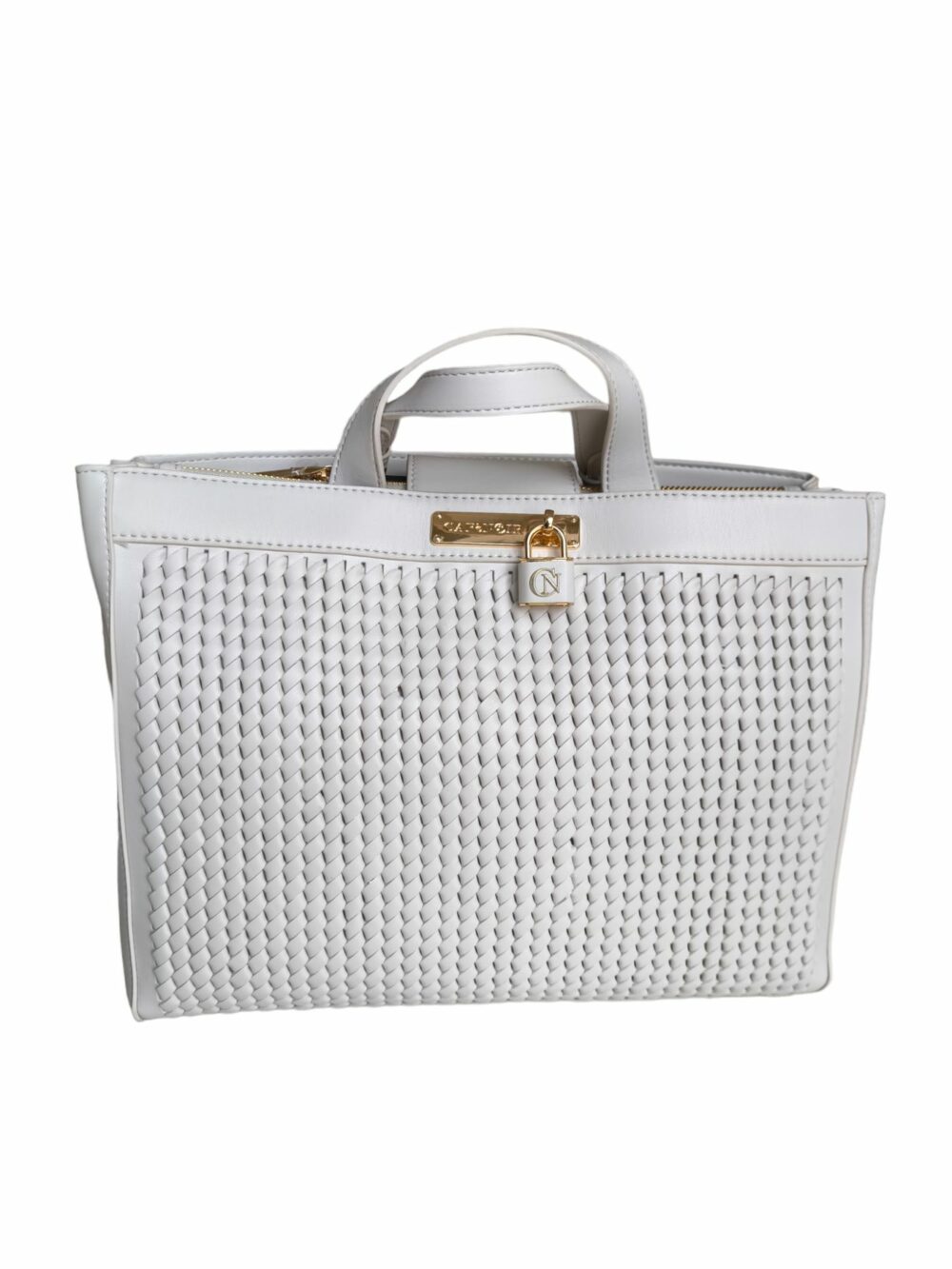 TOTE CON INFILATURA 
E ACCESSORIO - Cafènoir - NB0606